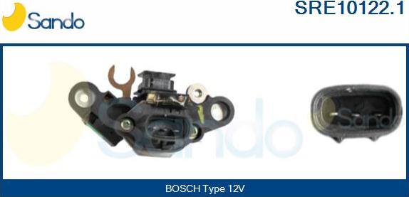 Sando SRE10122.1 - Voltage regulator, alternator autospares.lv