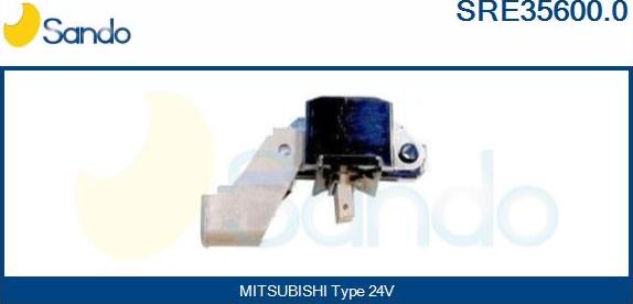 Sando SRE35600.0 - Voltage regulator, alternator autospares.lv