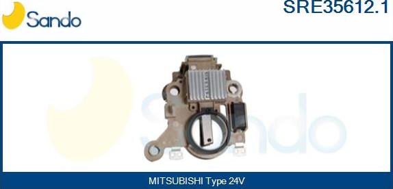 Sando SRE35612.1 - Voltage regulator, alternator autospares.lv