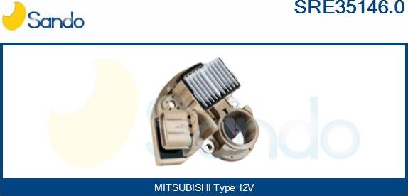 Sando SRE35146.0 - Voltage regulator, alternator autospares.lv