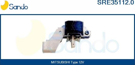 Sando SRE35112.0 - Voltage regulator, alternator autospares.lv