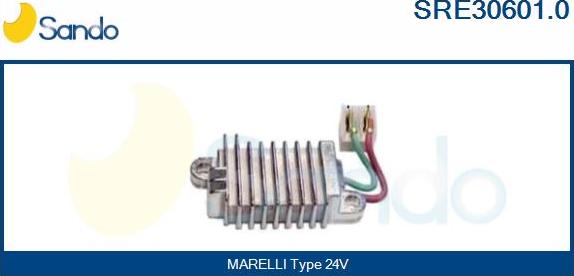 Sando SRE30601.0 - Voltage regulator, alternator autospares.lv