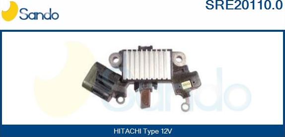 Sando SRE20110.0 - Voltage regulator, alternator autospares.lv