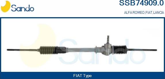 Sando SSB74909.0 - Steering Gear autospares.lv