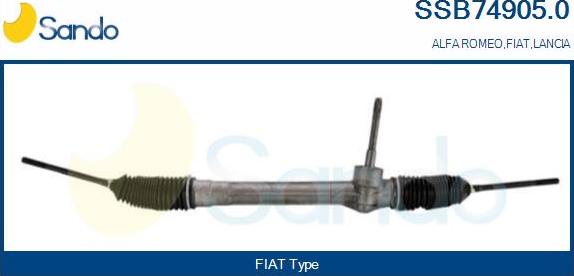 Sando SSB74905.0 - Steering Gear autospares.lv