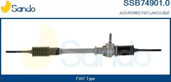 Sando SSB74901.0 - Steering Gear autospares.lv