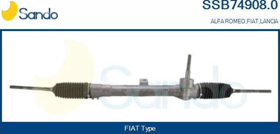 Sando SSB74908.0 - Steering Gear autospares.lv