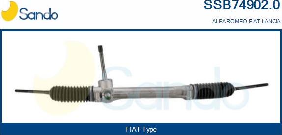 Sando SSB74902.0 - Steering Gear autospares.lv