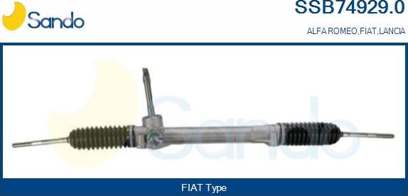 Sando SSB74929.0 - Steering Gear autospares.lv