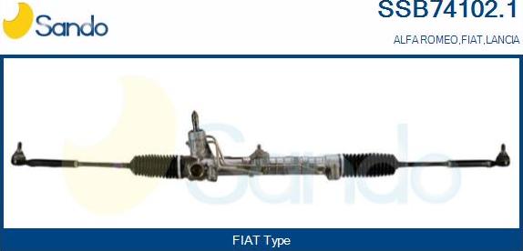 Sando SSB74102.1 - Steering Gear autospares.lv