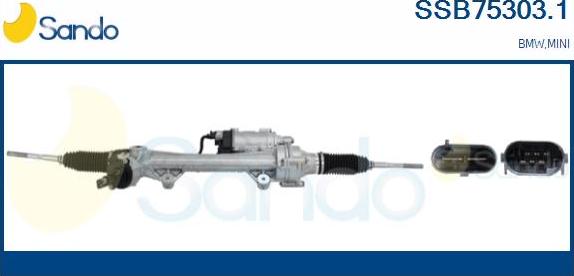 Sando SSB75303.1 - Steering Gear autospares.lv