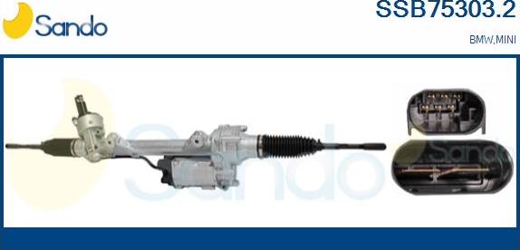 Sando SSB75303.2 - Steering Gear autospares.lv