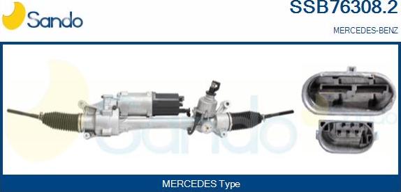 Sando SSB76308.2 - Steering Gear autospares.lv