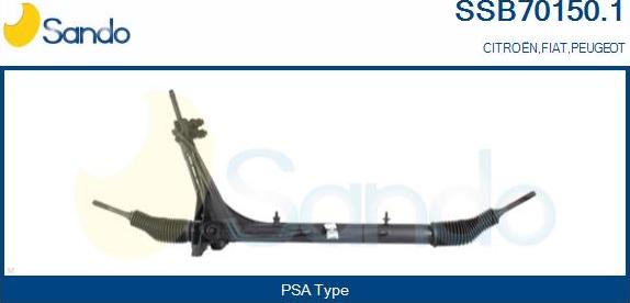 Sando SSB70150.1 - Steering Gear autospares.lv