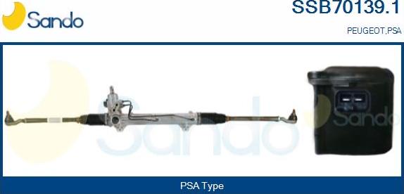 Sando SSB70139.1 - Steering Gear autospares.lv