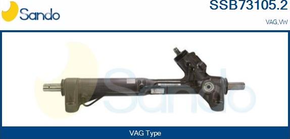 Sando SSB73105.2 - Steering Gear autospares.lv