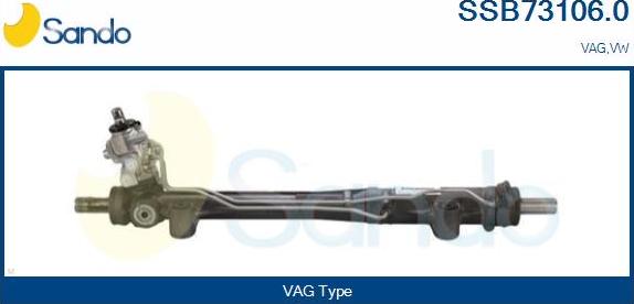 Sando SSB73106.0 - Steering Gear autospares.lv