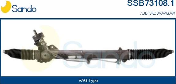 Sando SSB73108.1 - Steering Gear autospares.lv