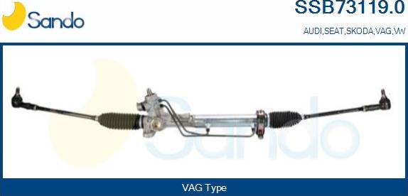 Sando SSB73119.0 - Steering Gear autospares.lv