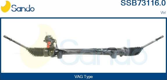 Sando SSB73116.0 - Steering Gear autospares.lv