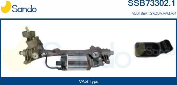 Sando SSB73302.1 - Steering Gear autospares.lv