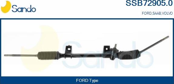 Sando SSB72905.0 - Steering Gear autospares.lv