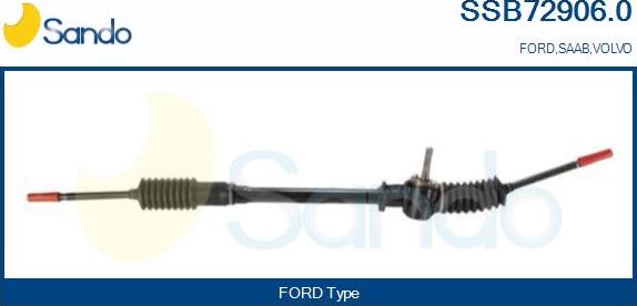 Sando SSB72906.0 - Steering Gear autospares.lv