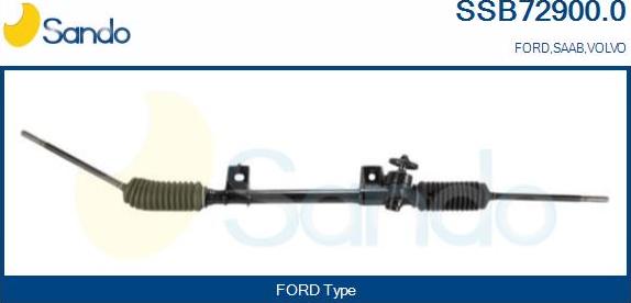 Sando SSB72900.0 - Steering Gear autospares.lv