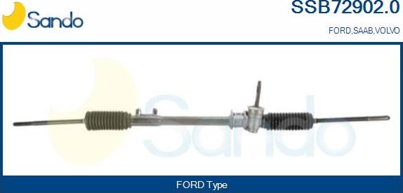 Sando SSB72902.0 - Steering Gear autospares.lv