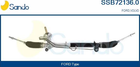 Sando SSB72136.0 - Steering Gear autospares.lv