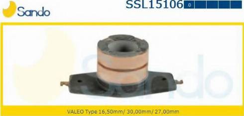 Sando SSL15106.0 - Slip Ring, alternator autospares.lv