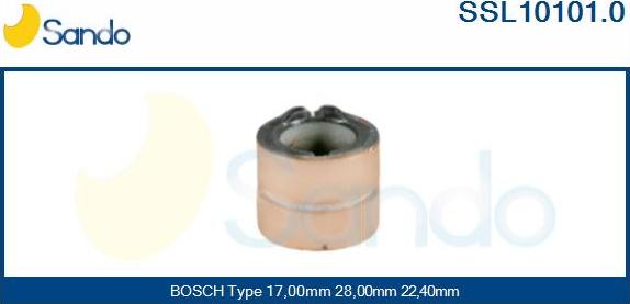 Sando SSL10101.0 - Slip Ring, alternator autospares.lv