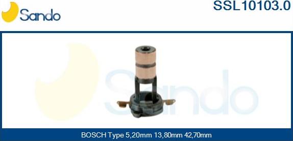 Sando SSL10103.0 - Slip Ring, alternator autospares.lv