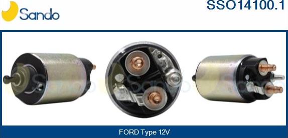 Sando SSO14100.1 - Solenoid Switch, starter autospares.lv
