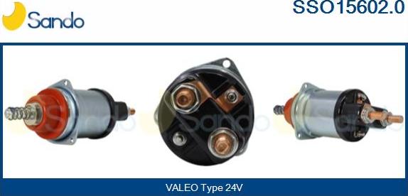 Sando SSO15602.0 - Solenoid Switch, starter autospares.lv