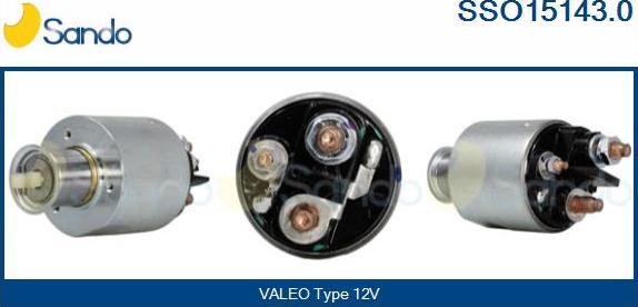 Sando SSO15143.0 - Solenoid Switch, starter autospares.lv