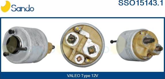 Sando SSO15143.1 - Solenoid Switch, starter autospares.lv