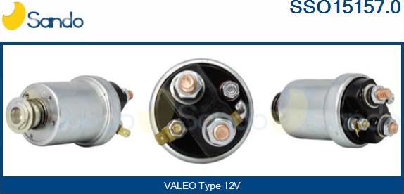 Sando SSO15157.0 - Solenoid Switch, starter autospares.lv