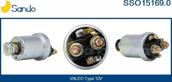 Sando SSO15169.0 - Solenoid Switch, starter autospares.lv