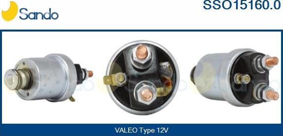 Sando SSO15160.0 - Solenoid Switch, starter autospares.lv