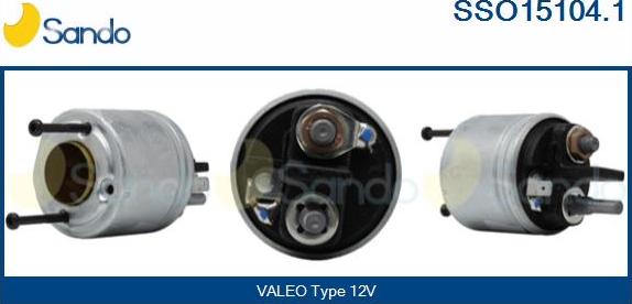 Sando SSO15104.1 - Solenoid Switch, starter autospares.lv