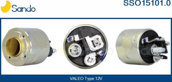 Sando SSO15101.0 - Solenoid Switch, starter autospares.lv