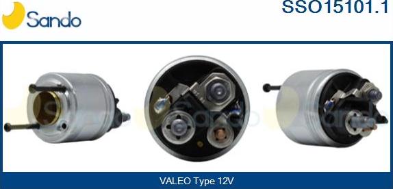 Sando SSO15101.1 - Solenoid Switch, starter autospares.lv