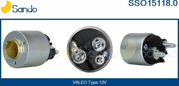 Sando SSO15118.0 - Solenoid Switch, starter autospares.lv