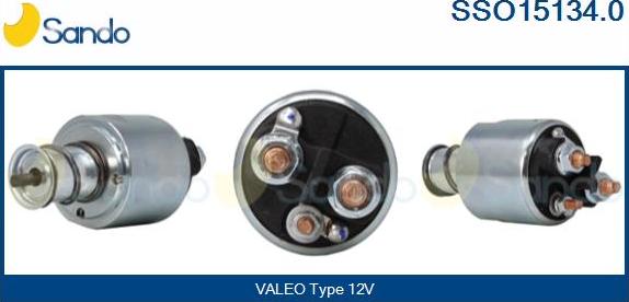 Sando SSO15134.0 - Solenoid Switch, starter autospares.lv