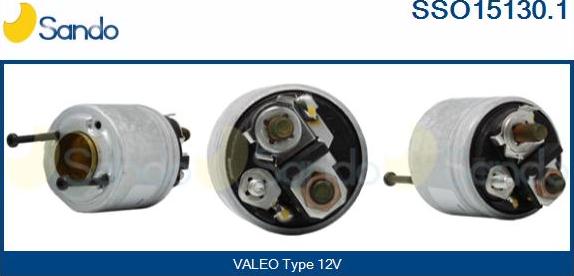 Sando SSO15130.1 - Solenoid Switch, starter autospares.lv