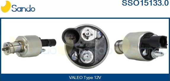 Sando SSO15133.0 - Solenoid Switch, starter autospares.lv