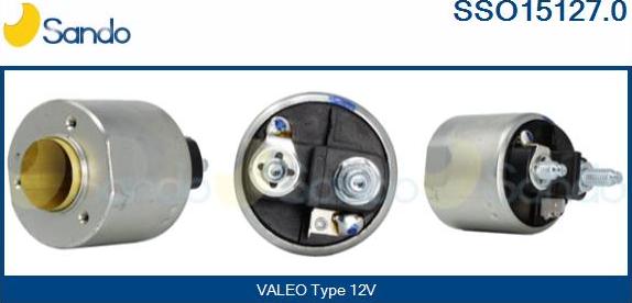 Sando SSO15127.0 - Solenoid Switch, starter autospares.lv