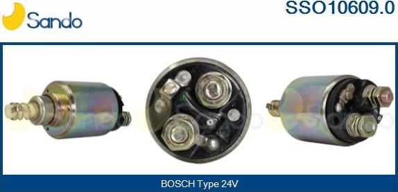 Sando SSO10609.0 - Solenoid Switch, starter autospares.lv