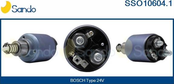Sando SSO10604.1 - Solenoid Switch, starter autospares.lv